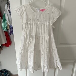 Simply Southern White Eyelet Kids Dress